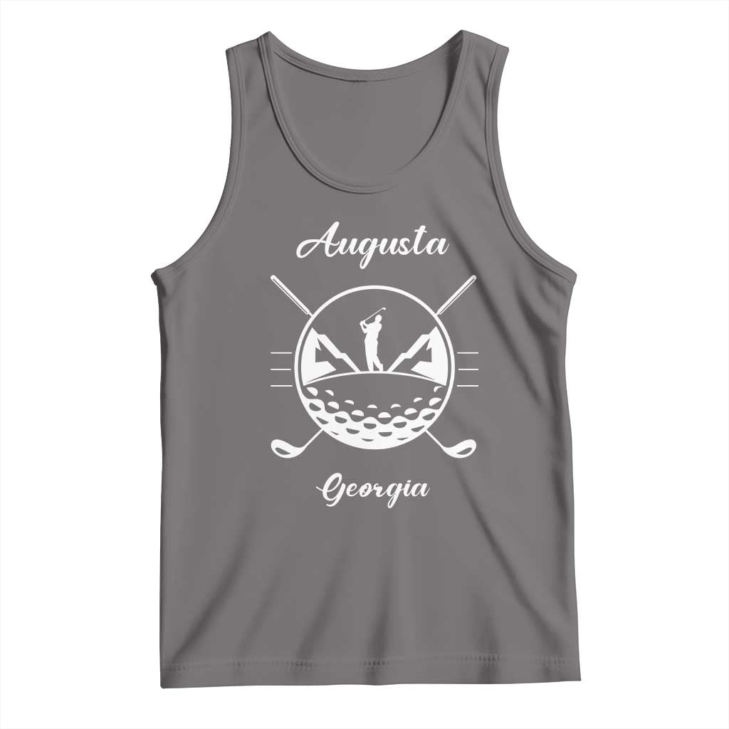 Augusta Georgia Golfing Lover Tank Top Southern Sports Traditions Retro Varsity Golf Fan