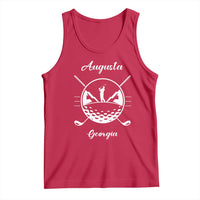 Augusta Georgia Golfing Lover Tank Top Southern Sports Traditions Retro Varsity Golf Fan