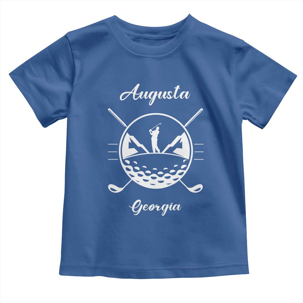 Augusta Georgia Golfing Lover Toddler T Shirt Southern Sports Traditions Retro Varsity Golf Fan