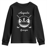 Augusta Georgia Golfing Lover Youth Sweatshirt Southern Sports Traditions Retro Varsity Golf Fan