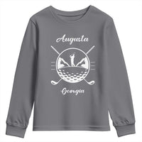 Augusta Georgia Golfing Lover Youth Sweatshirt Southern Sports Traditions Retro Varsity Golf Fan