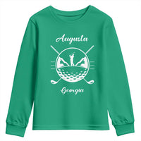 Augusta Georgia Golfing Lover Youth Sweatshirt Southern Sports Traditions Retro Varsity Golf Fan