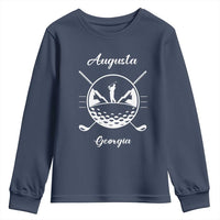 Augusta Georgia Golfing Lover Youth Sweatshirt Southern Sports Traditions Retro Varsity Golf Fan