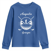Augusta Georgia Golfing Lover Youth Sweatshirt Southern Sports Traditions Retro Varsity Golf Fan