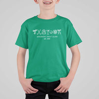 Augusta Golf Club Est 1934 Preppy Coquette Bows T Shirt For Kid Southern Golfing Girl Aesthetic Lifestyle