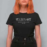 Augusta Golf Club Est 1934 Preppy Coquette Bows T Shirt For Women Southern Golfing Girl Aesthetic Lifestyle