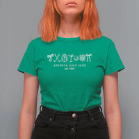 Augusta Golf Club Est 1934 Preppy Coquette Bows T Shirt For Women Southern Golfing Girl Aesthetic Lifestyle