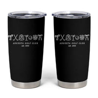 Augusta Golf Club Est 1934 Preppy Coquette Bows Tumbler Cup Southern Golfing Girl Aesthetic Lifestyle