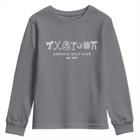 Augusta Golf Club Est 1934 Preppy Coquette Bows Youth Sweatshirt Southern Golfing Girl Aesthetic Lifestyle