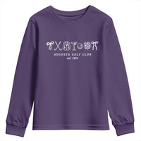 Augusta Golf Club Est 1934 Preppy Coquette Bows Youth Sweatshirt Southern Golfing Girl Aesthetic Lifestyle
