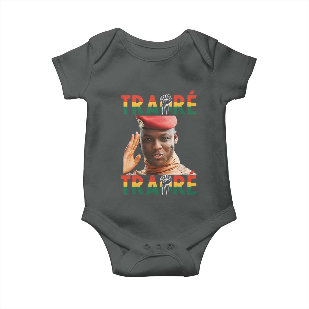 Traoré 2025 Baby Onesie African President Burkina Faso