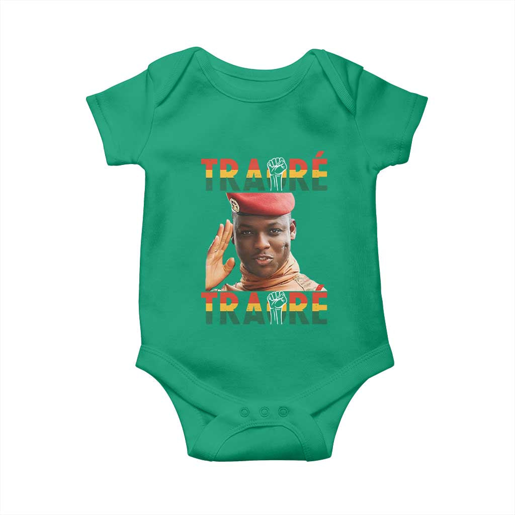 Traoré 2025 Baby Onesie African President Burkina Faso