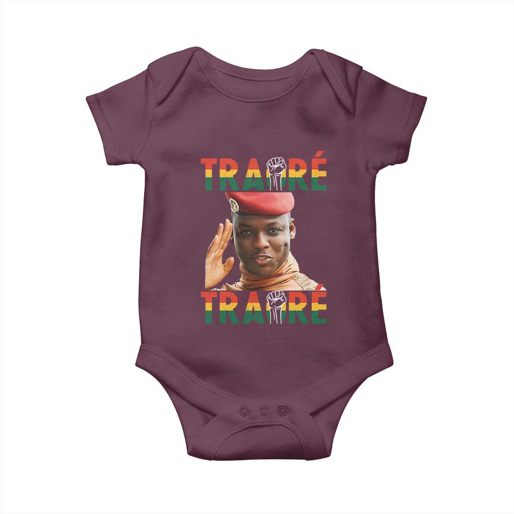 Traoré 2025 Baby Onesie African President Burkina Faso