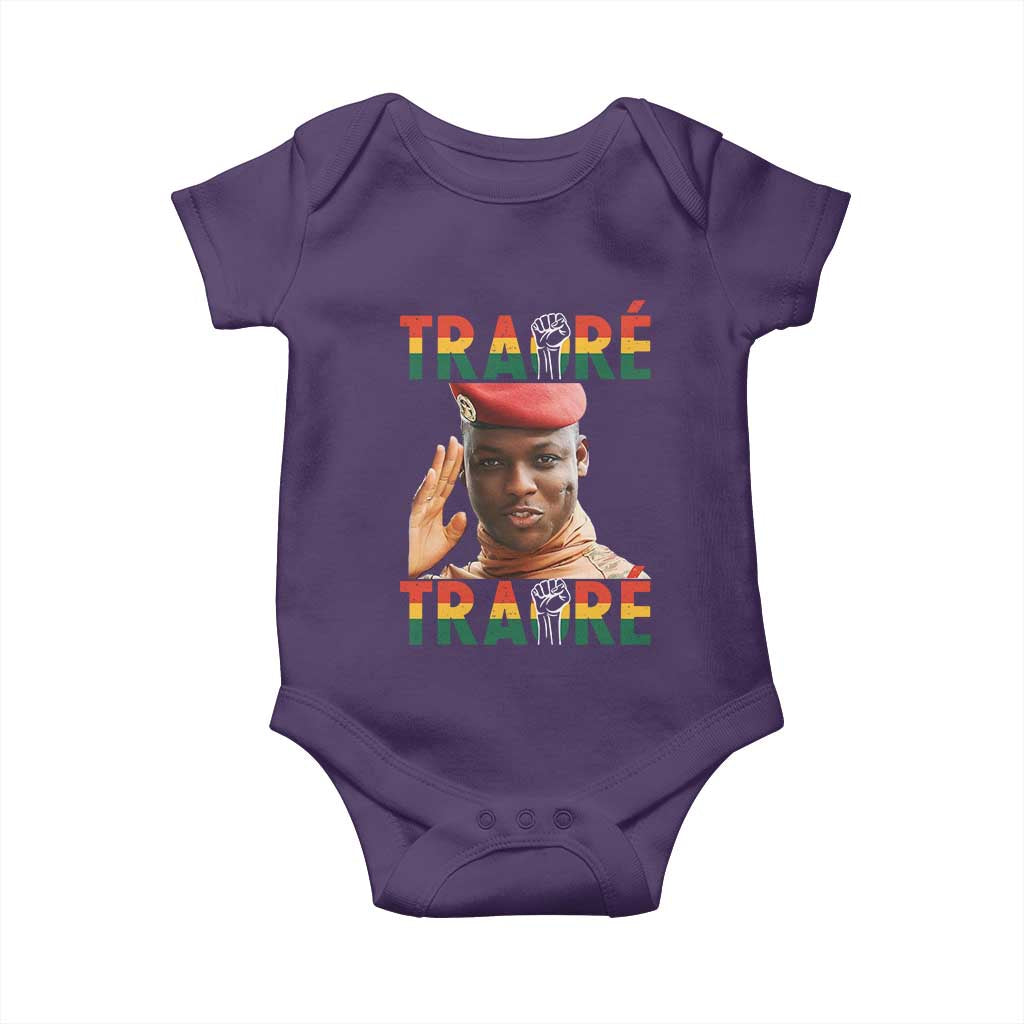 Traoré 2025 Baby Onesie African President Burkina Faso