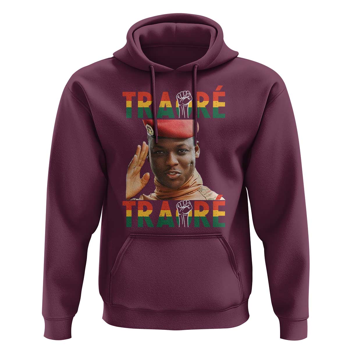 Traoré 2025 Hoodie African President Burkina Faso