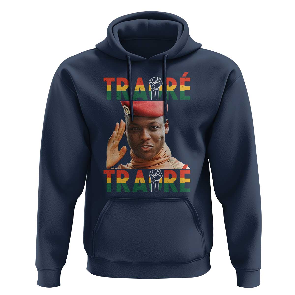 Traoré 2025 Hoodie African President Burkina Faso