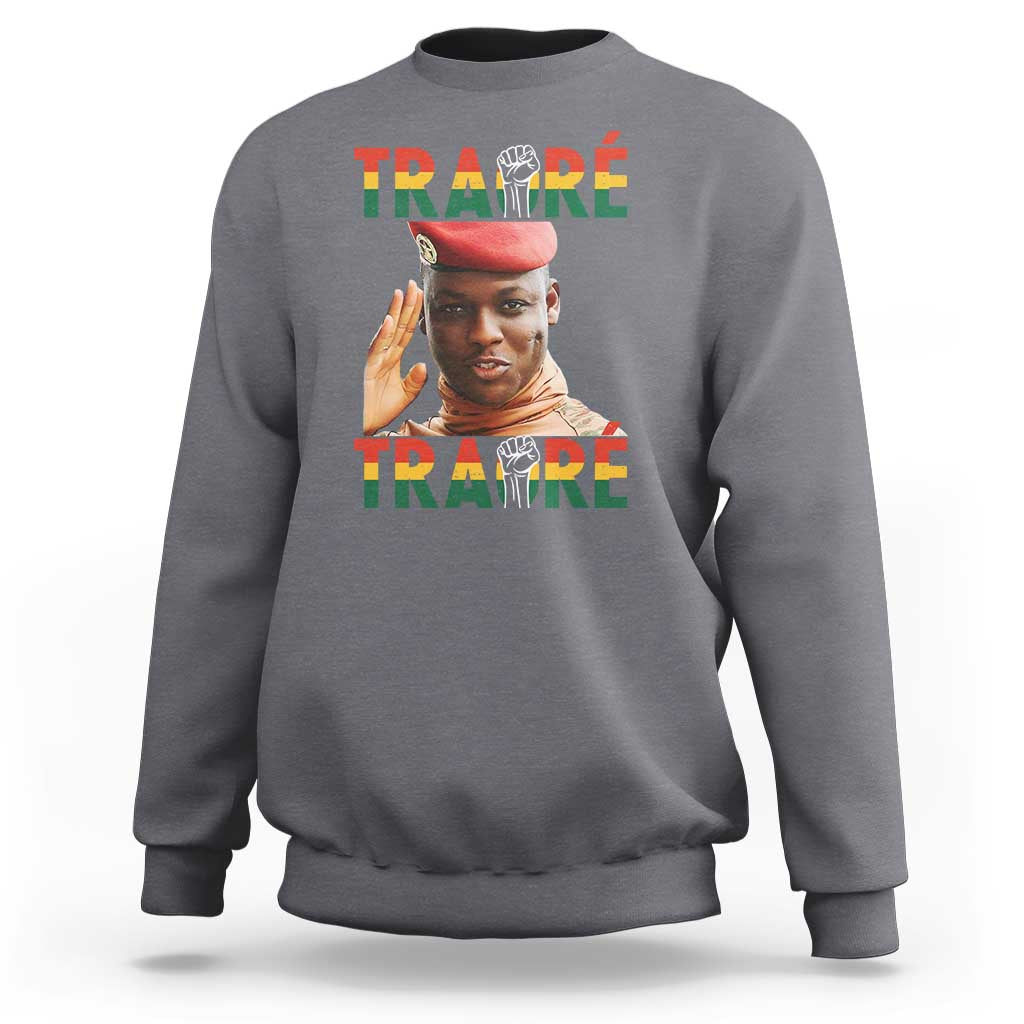 Traoré 2025 Sweatshirt African President Burkina Faso