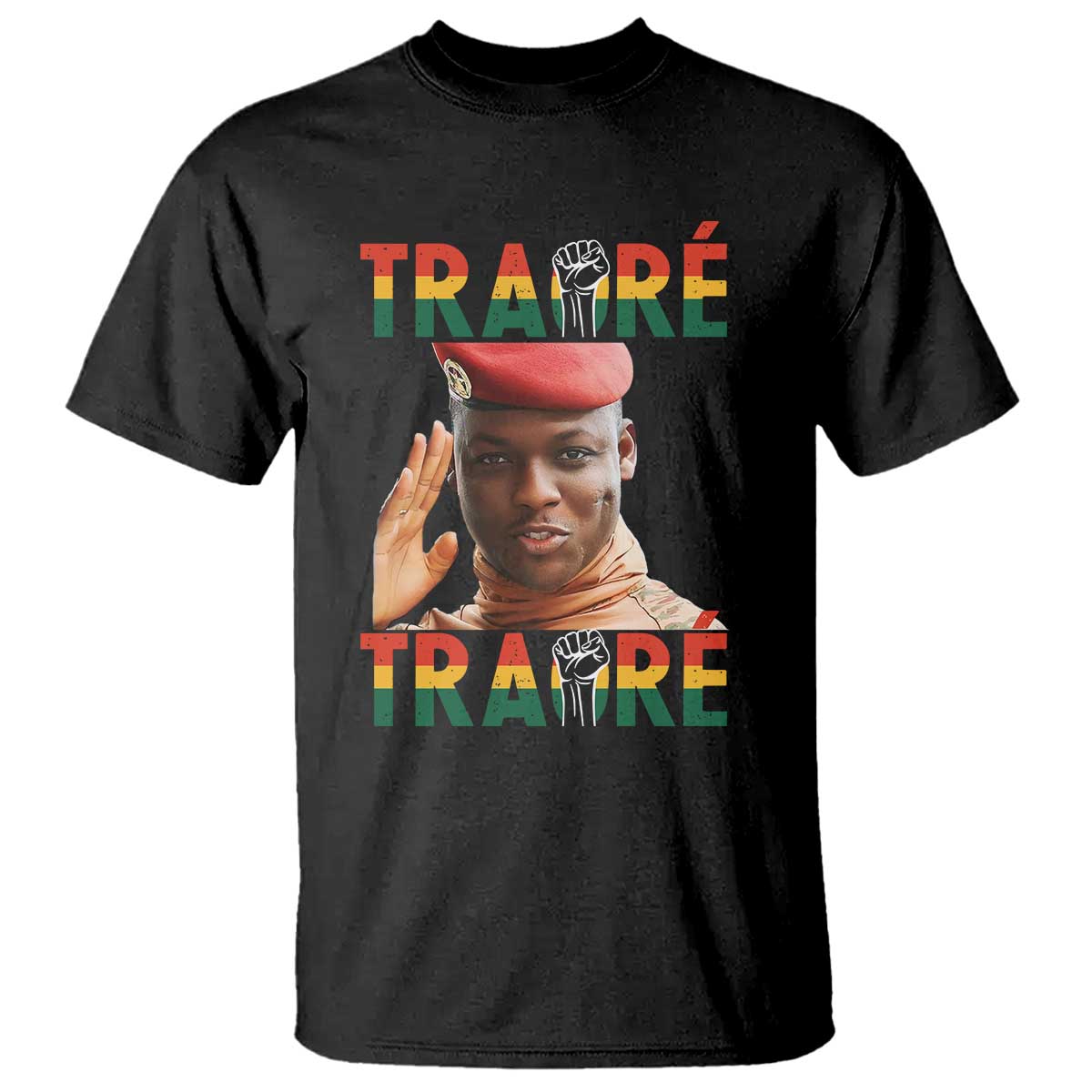 Traoré 2025 T Shirt African President Burkina Faso