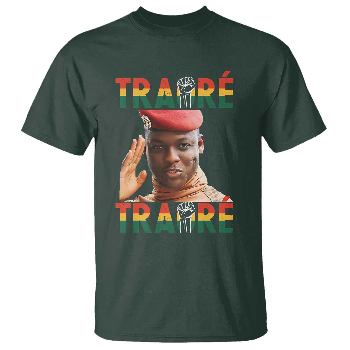 Traoré 2025 T Shirt African President Burkina Faso