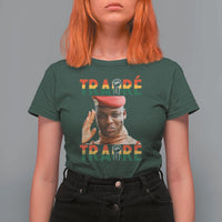 Traoré 2025 T Shirt For Women African President Burkina Faso