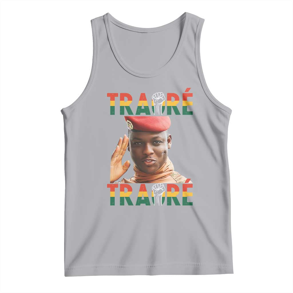 Traoré 2025 Tank Top African President Burkina Faso