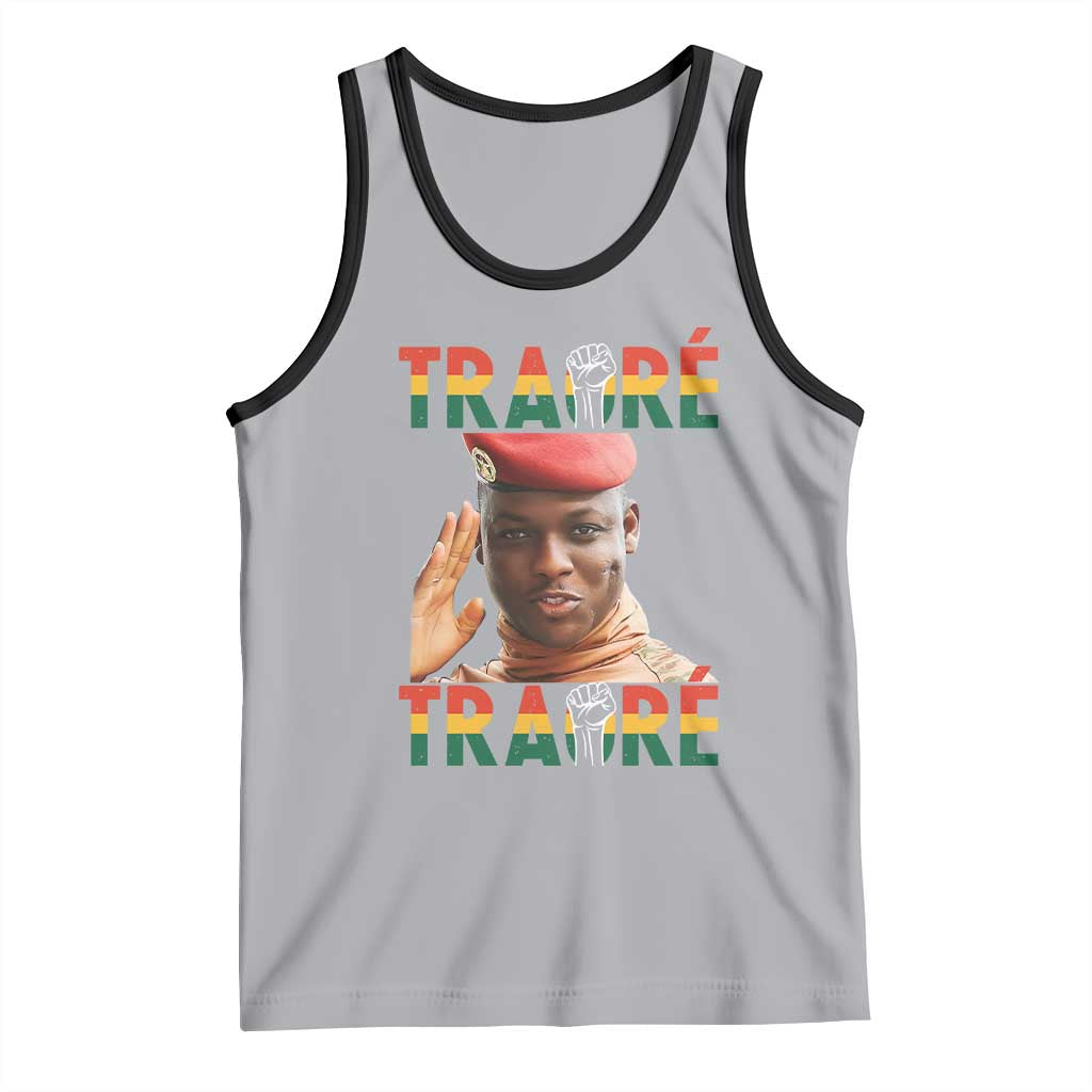 Traoré 2025 Tank Top African President Burkina Faso