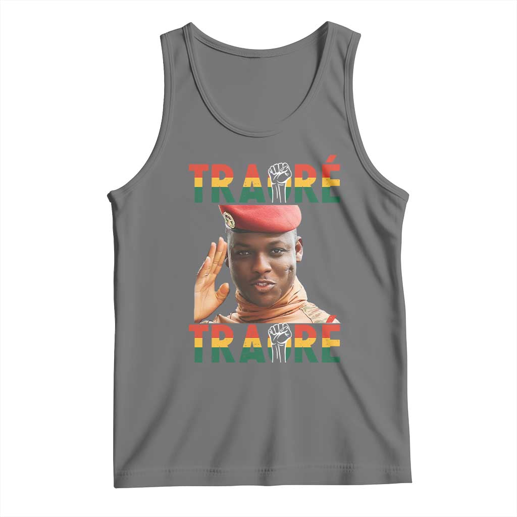 Traoré 2025 Tank Top African President Burkina Faso
