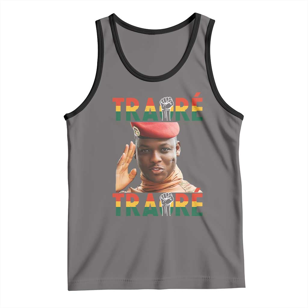 Traoré 2025 Tank Top African President Burkina Faso