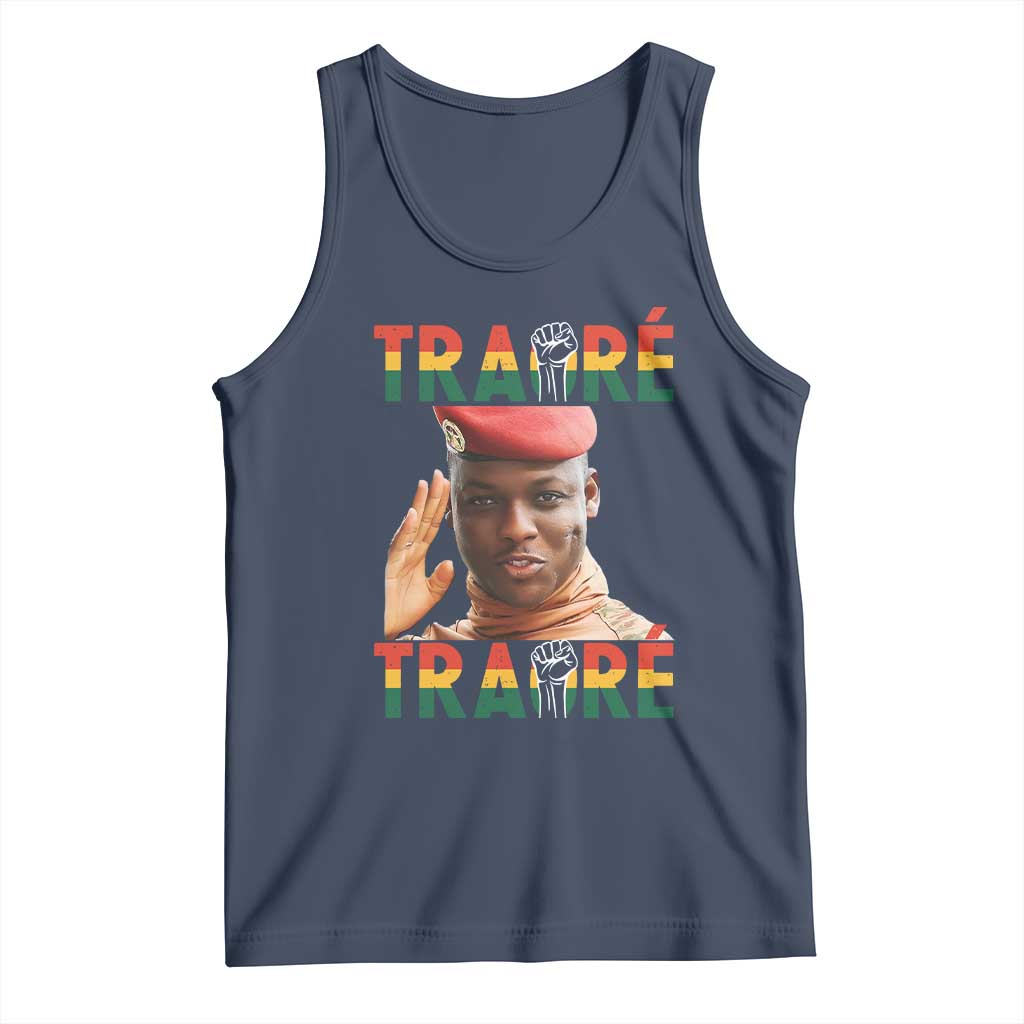 Traoré 2025 Tank Top African President Burkina Faso