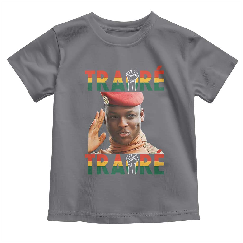 Traoré 2025 Toddler T Shirt African President Burkina Faso