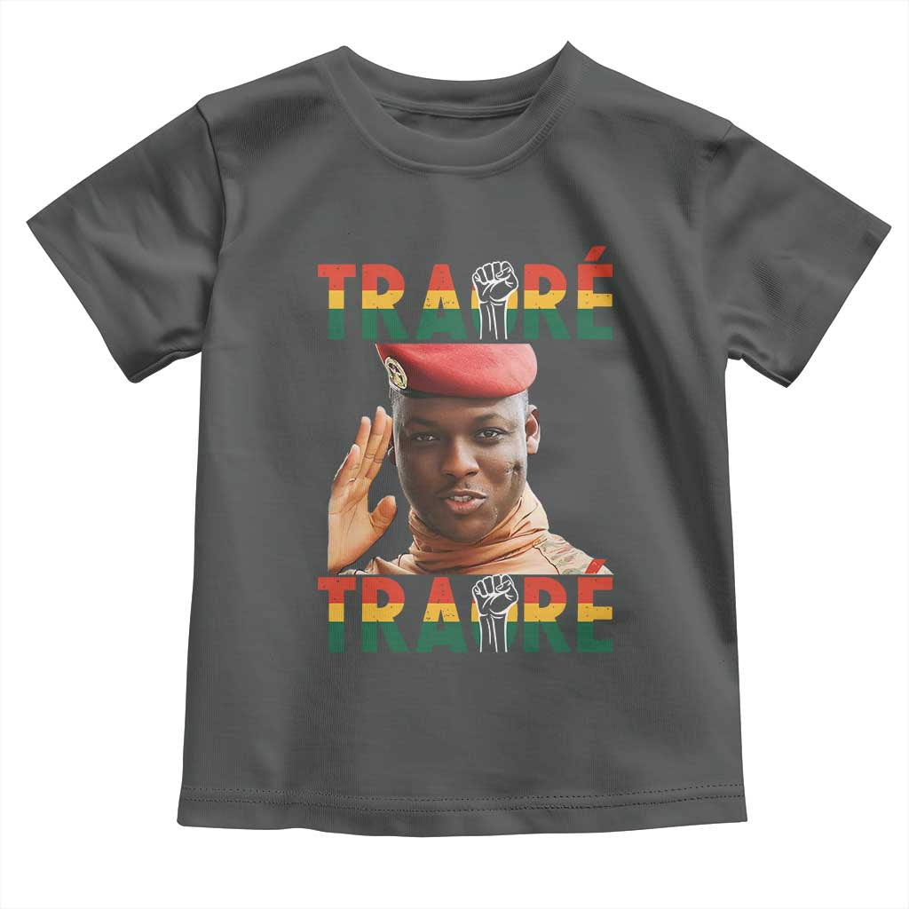 Traoré 2025 Toddler T Shirt African President Burkina Faso