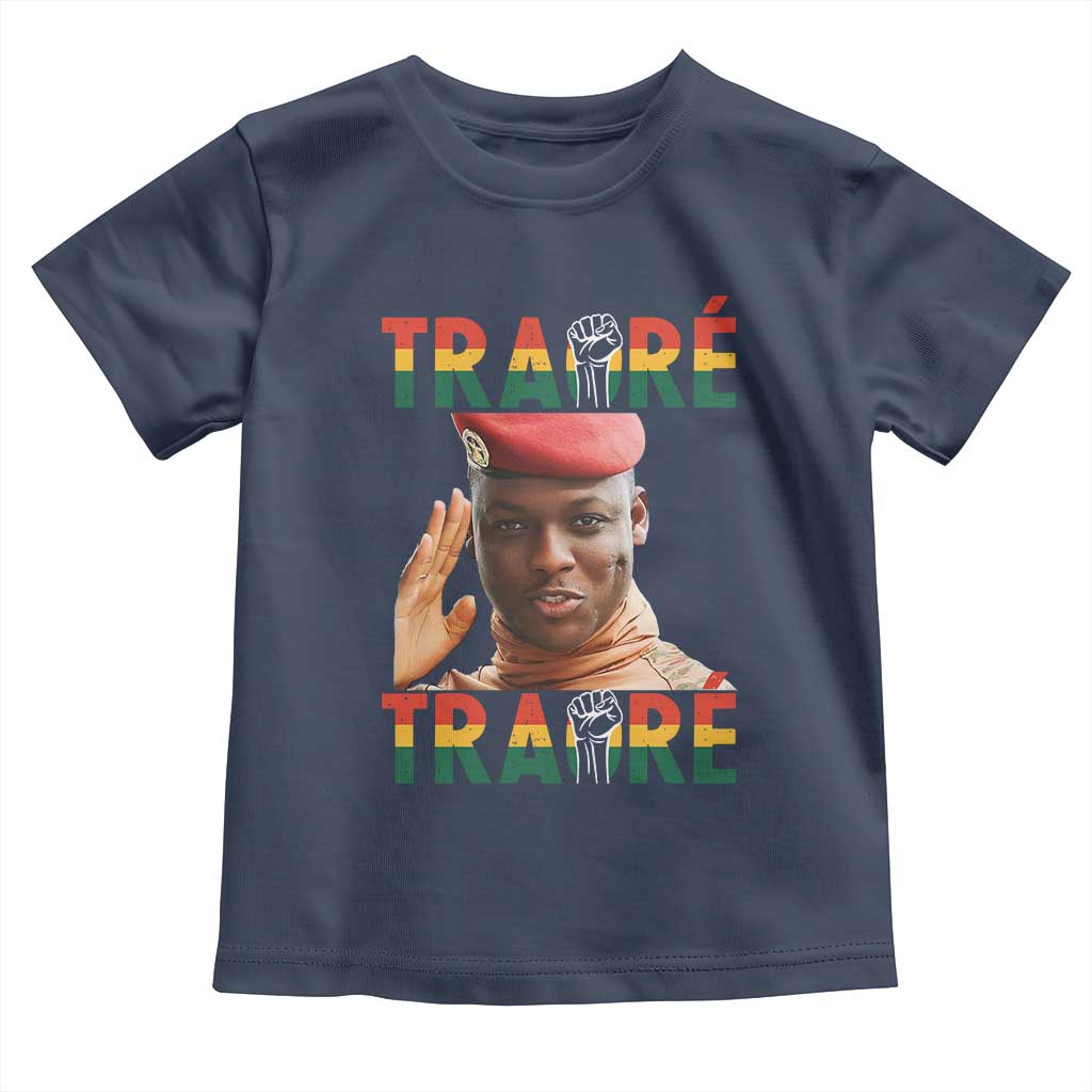 Traoré 2025 Toddler T Shirt African President Burkina Faso