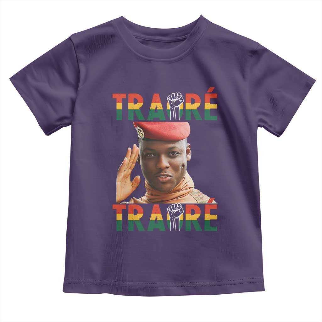 Traoré 2025 Toddler T Shirt African President Burkina Faso