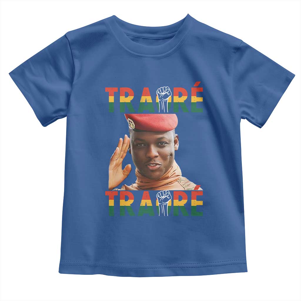 Traoré 2025 Toddler T Shirt African President Burkina Faso