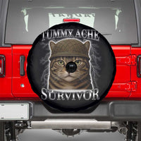 Funny Cat Meme Humor Spare Tire Cover Tummy Ache Survivor Lightning Cats Parody