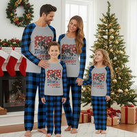 Make America Cowboy Again Patriotic Western Plaid Pajama Set Bucking Bronco Star Spangled USA Flag Inspired Country