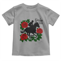Vintage Jockey and Roses Horse Racing Graphic Toddler T Shirt Classic Derby Day Fan