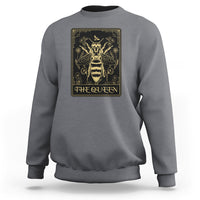 Dark Academia Spiritual The Queen Bee Tarot Card Sweatshirt - Wonder Print Shop