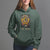 Celestial Floral Luna Moth Tarot Card The Moon Hoodie - Wonder Print Shop