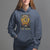 Celestial Floral Luna Moth Tarot Card The Moon Hoodie - Wonder Print Shop