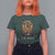 Celestial Floral Luna Moth Tarot Card The Moon T Shirt For Women - Wonder Print Shop