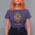 Celestial Floral Luna Moth Tarot Card The Moon T Shirt For Women - Wonder Print Shop