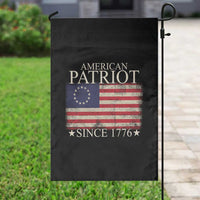 American Patriot Since 1776 Betsy Ross Flag Garden Flag