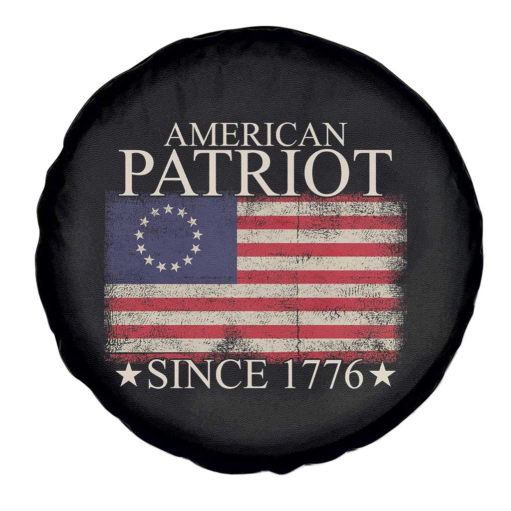 American Patriot Since 1776 Betsy Ross Flag Spare Tire Cover