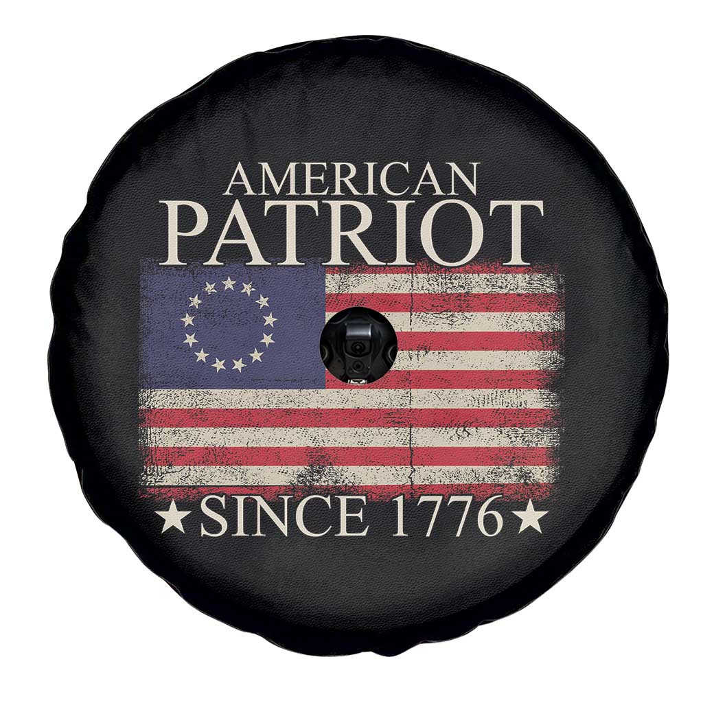 American Patriot Since 1776 Betsy Ross Flag Spare Tire Cover