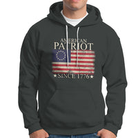 American Patriot Since 1776 Betsy Ross Flag Hoodie - Wonder Print Shop