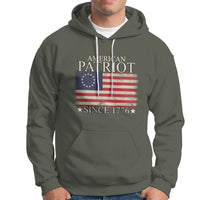 American Patriot Since 1776 Betsy Ross Flag Hoodie - Wonder Print Shop