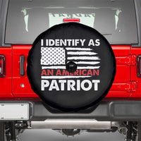 Patriotic Spare Tire Cover I Identify As An American Patriot American Flag