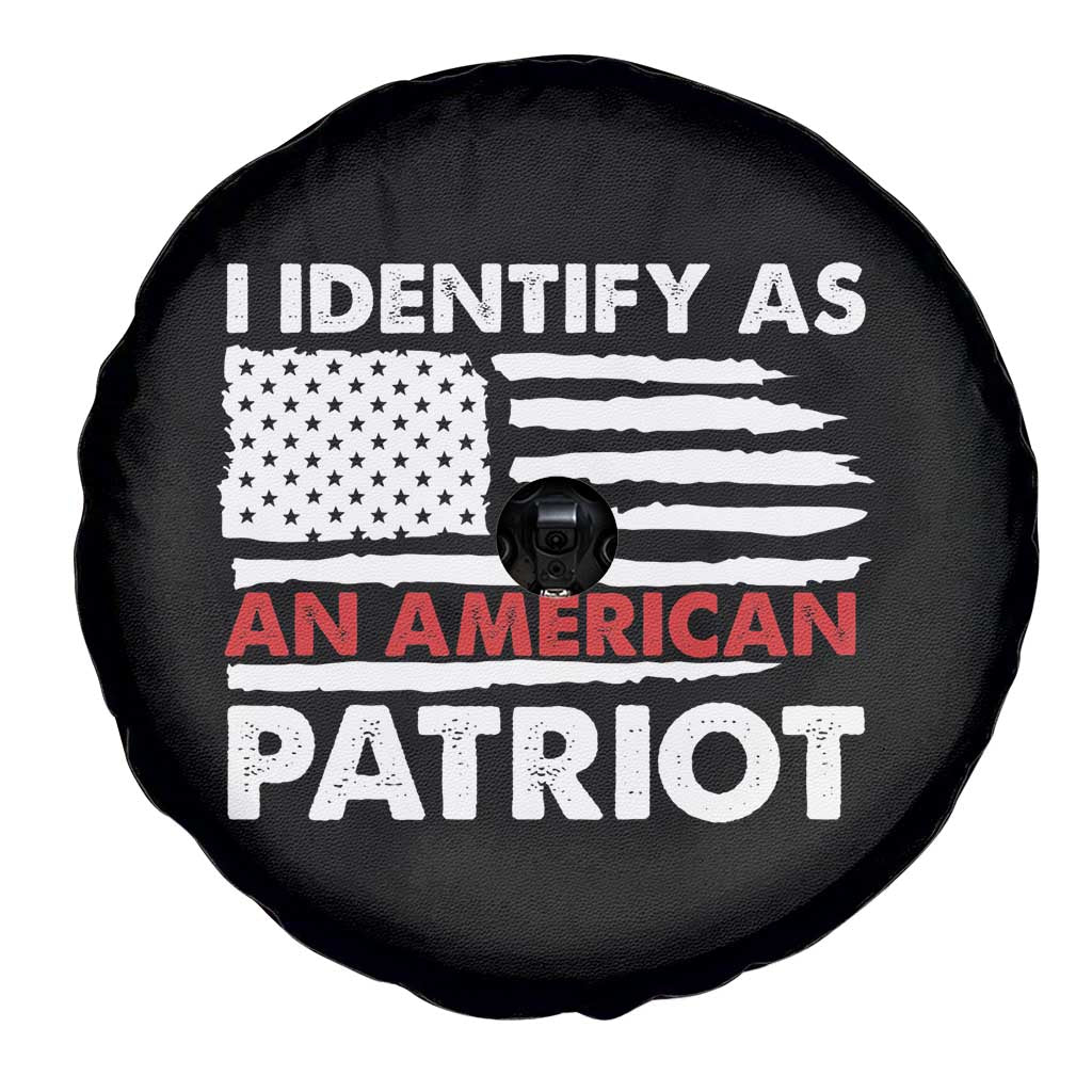 Patriotic Spare Tire Cover I Identify As An American Patriot American Flag