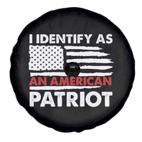 Patriotic Spare Tire Cover I Identify As An American Patriot American Flag
